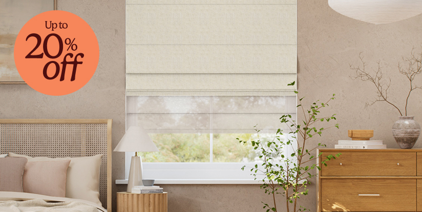 Voile Roman blinds